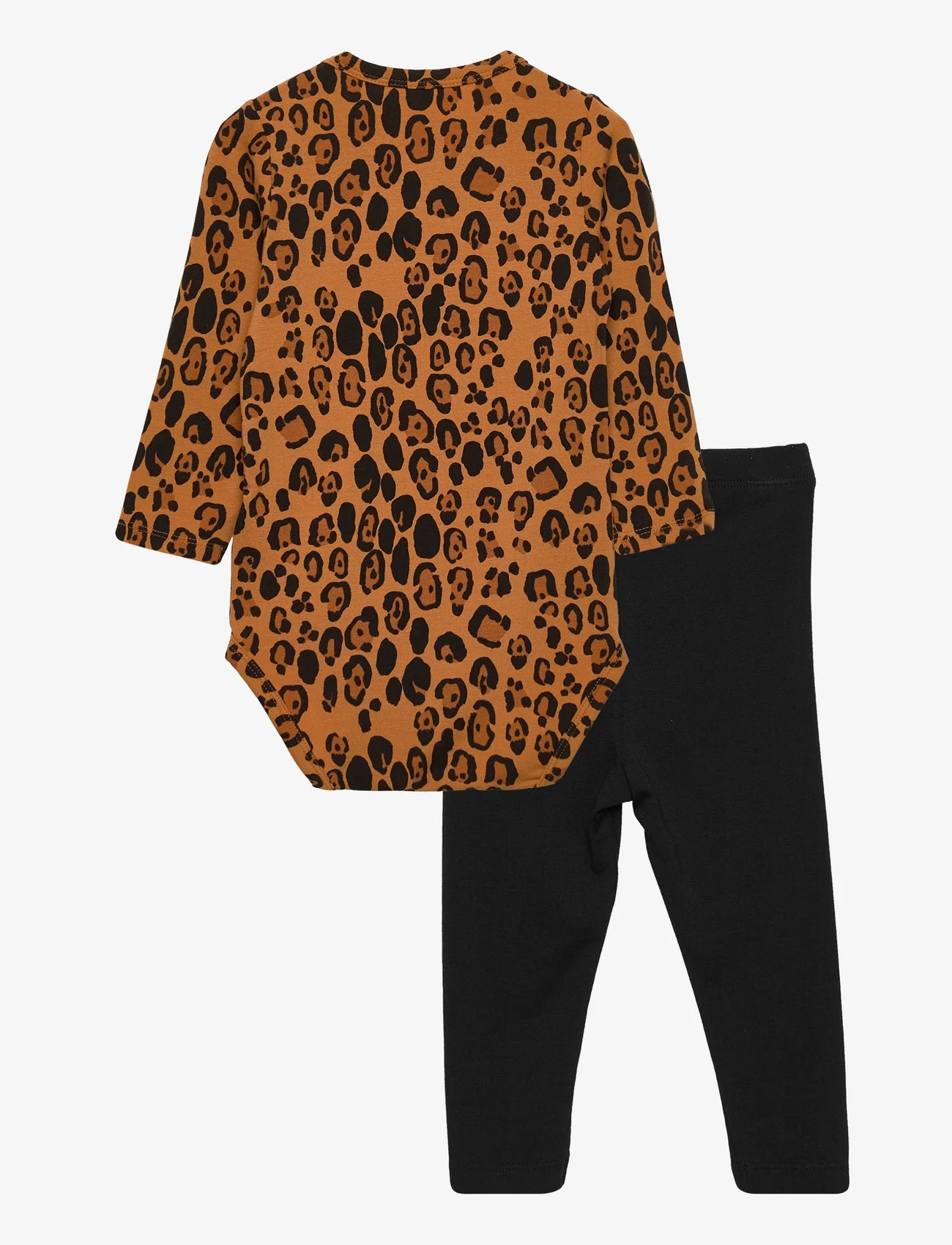 Mini Rodini - Basic leopard ls body + leggings - setit, joissa body - multi - 1