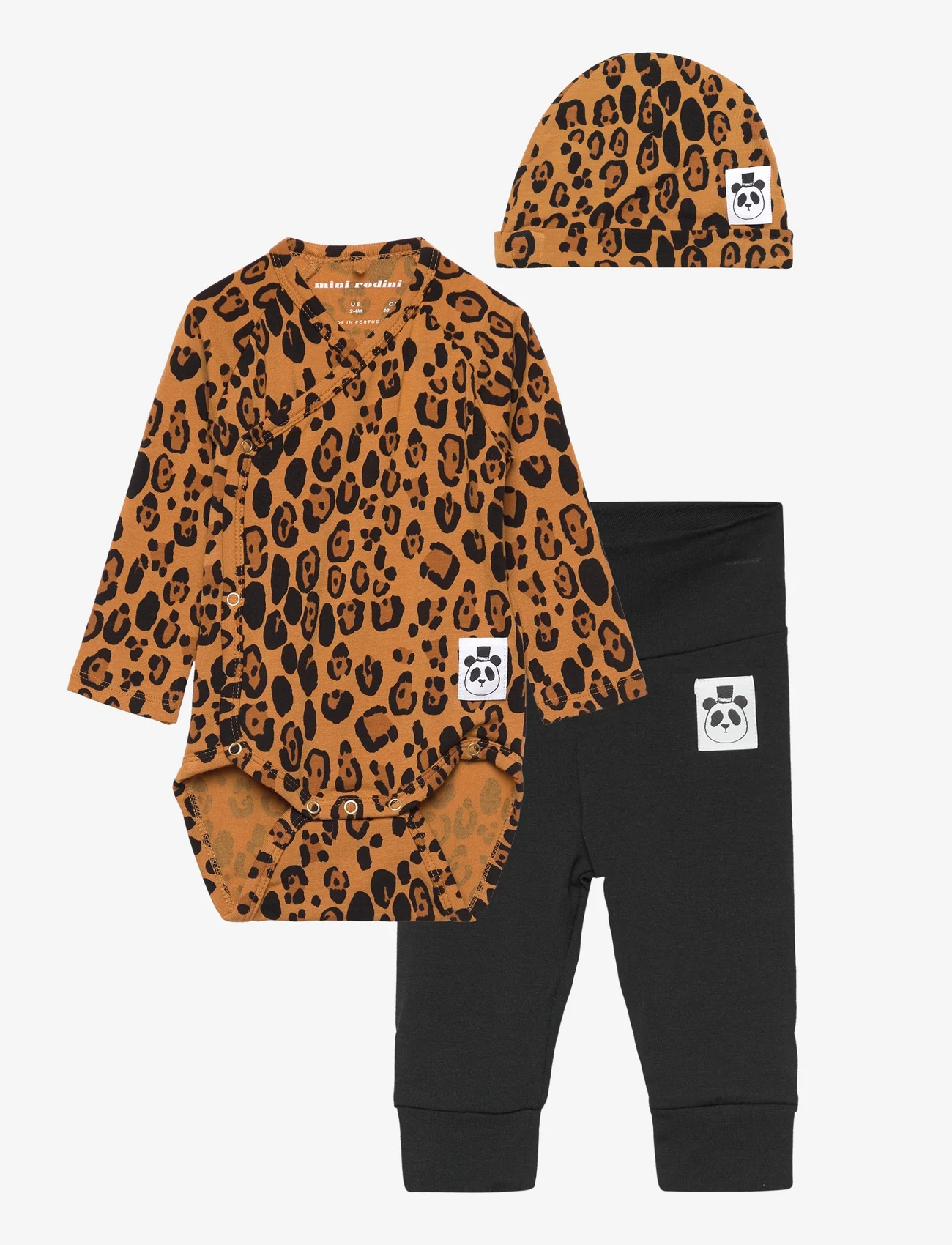 Mini Rodini - Basic leopard baby kit - zestawy z korpusem - multi - 0