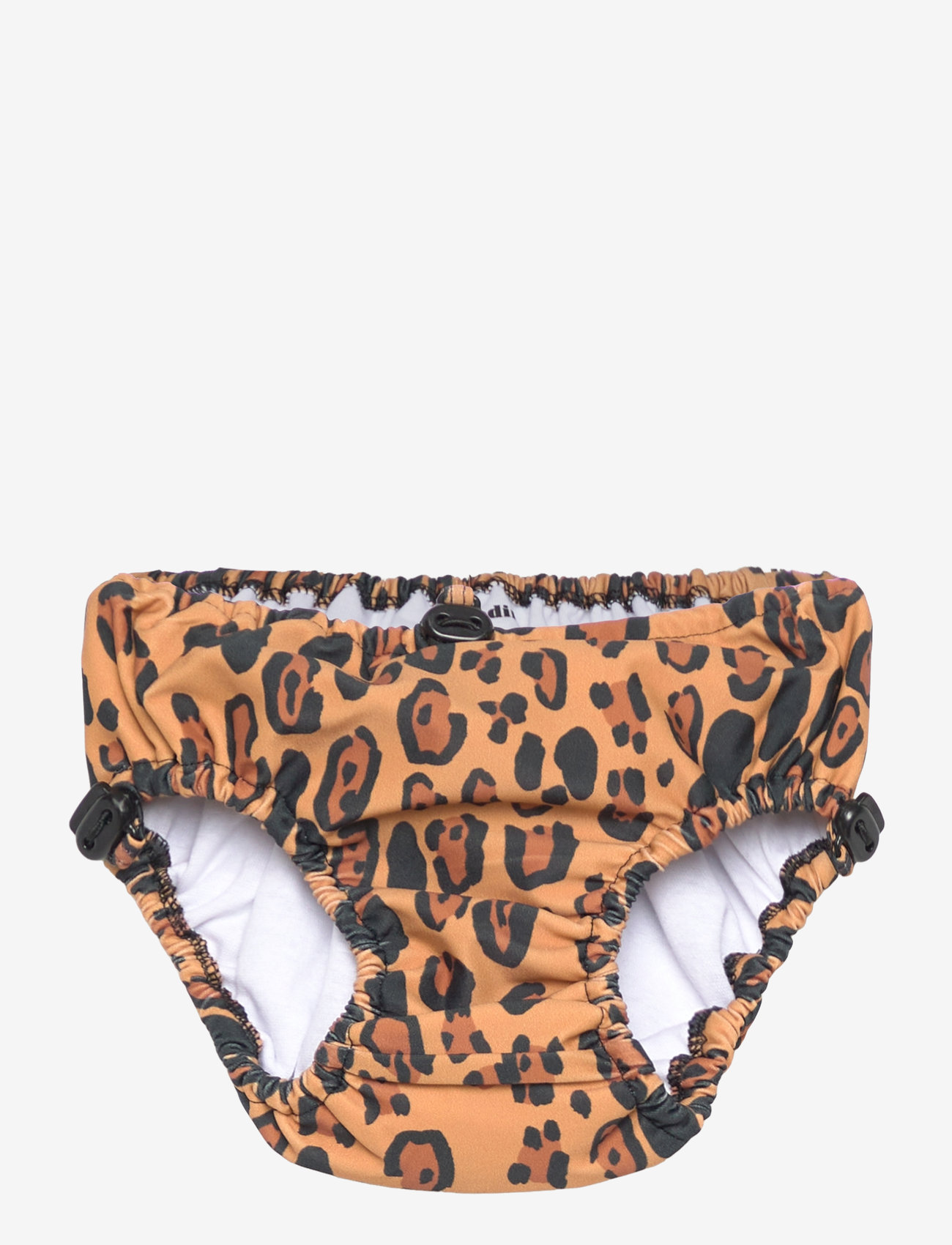 Mini Rodini - Leopard baby uv swim pants - badblöjor - beige - 0