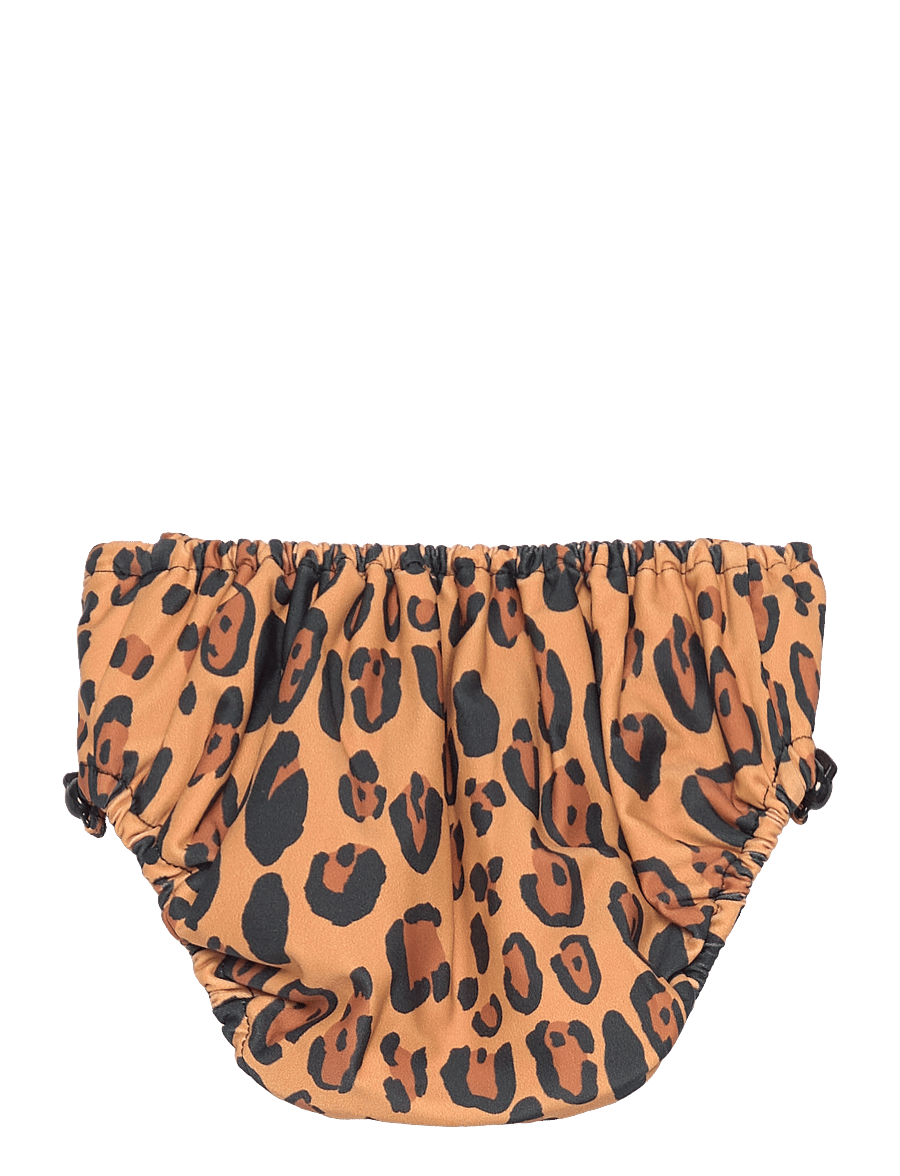 Mini Rodini - Leopard baby uv swim pants - maudymosi sauskelnės - beige - 1