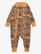 Basic leopard onesie - BEIGE
