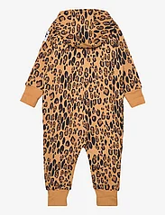 Mini Rodini - Basic leopard onesie - buksedragter - beige - 1