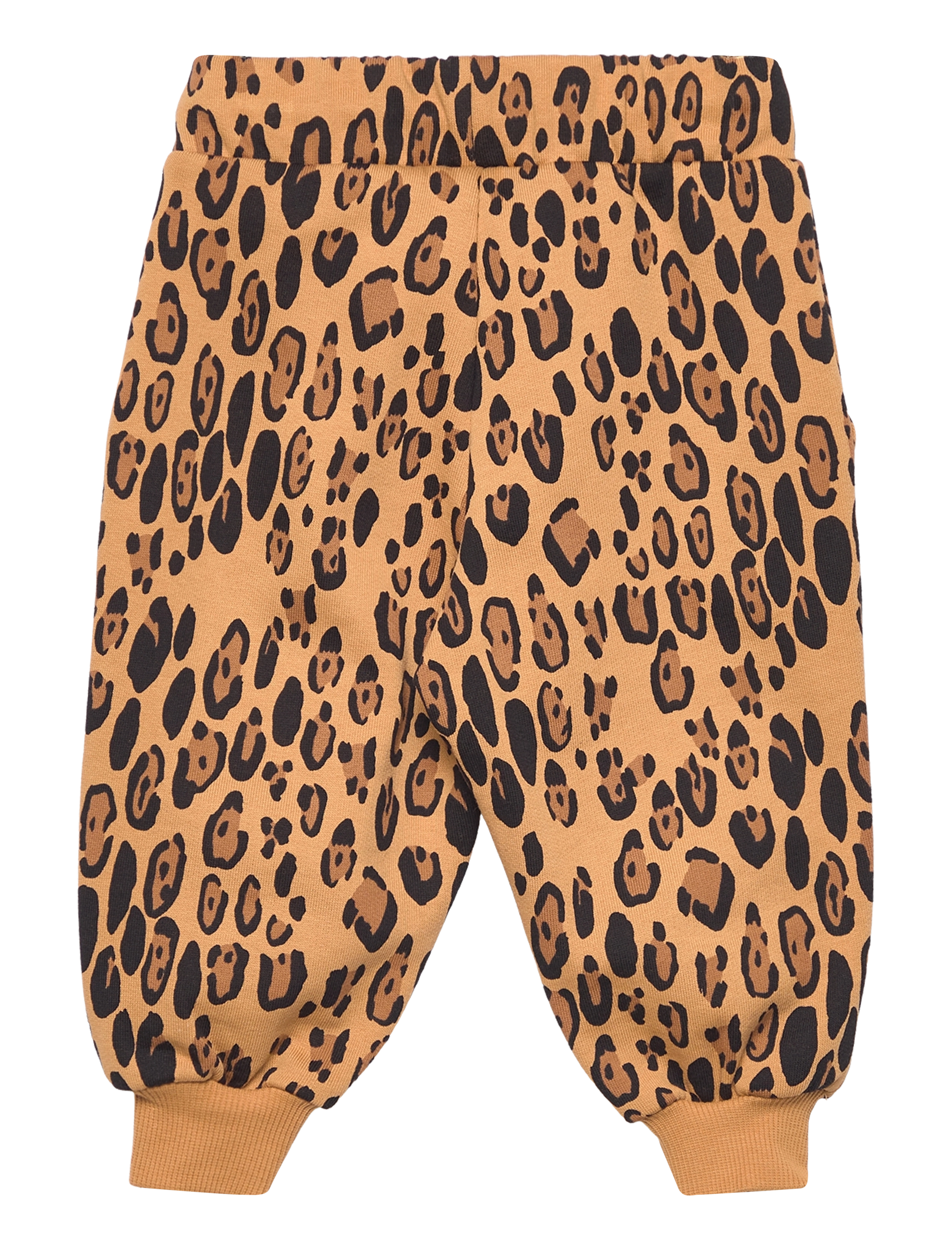 Mini Rodini - BASIC LEOPARD SWEATPANTS - mjukisbyxor - beige - 1