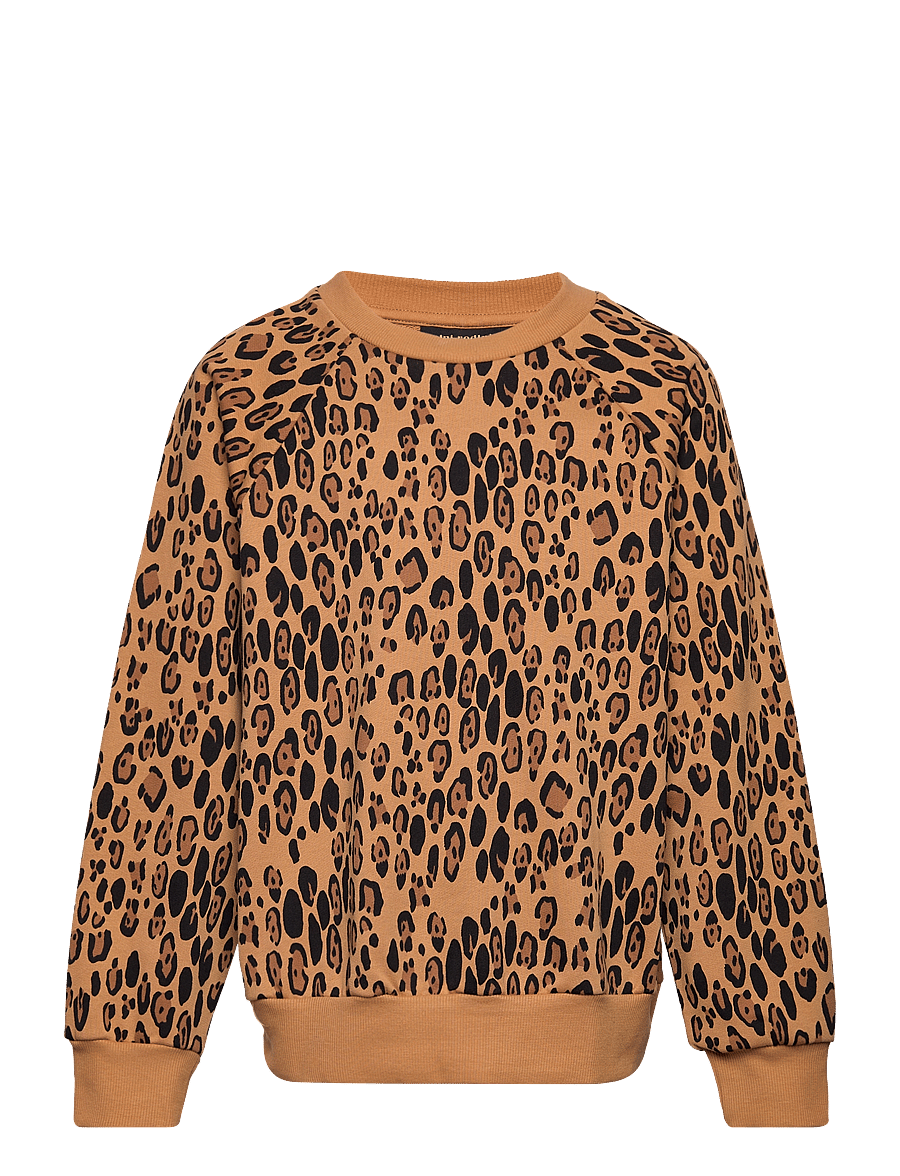 Mini Rodini - BASIC LEOPARD SWEATSHIRT - sweatshirts - beige - 0
