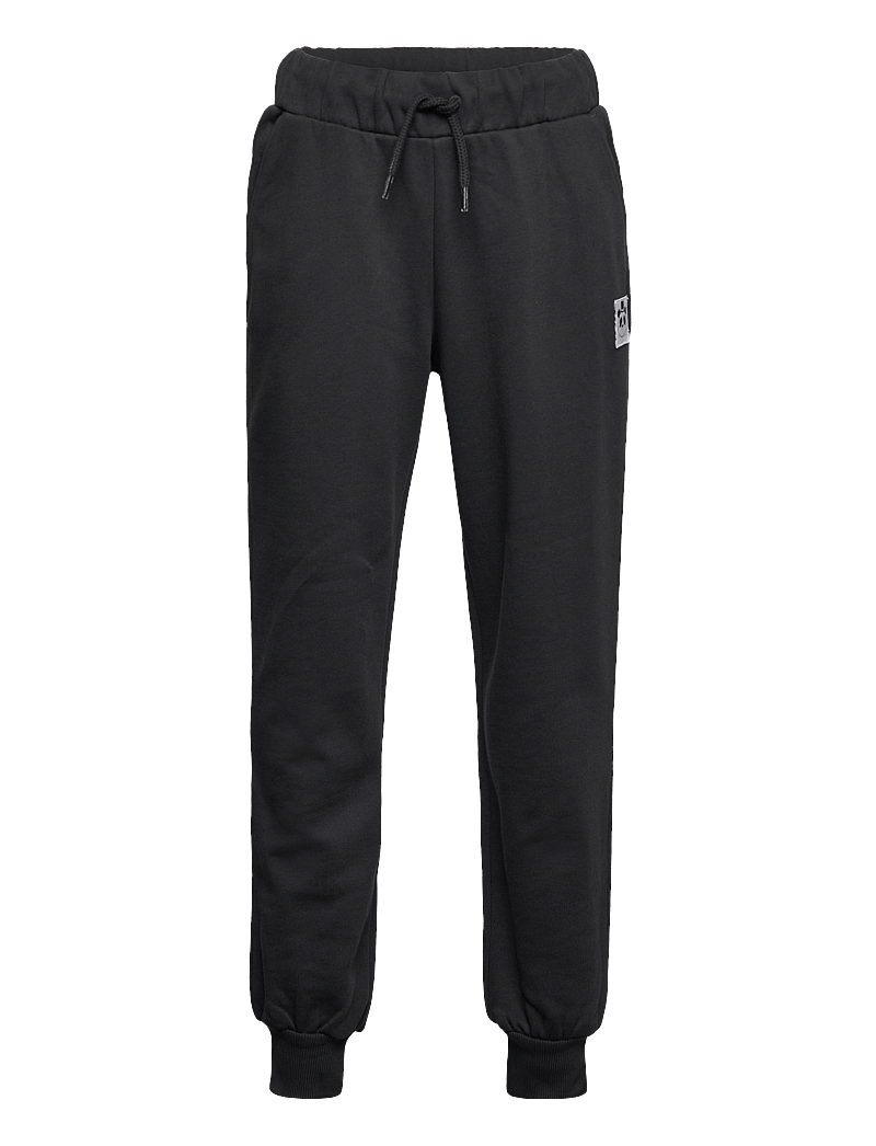 Mini Rodini - Basic solid sweatpants - sweatpants - black - 0