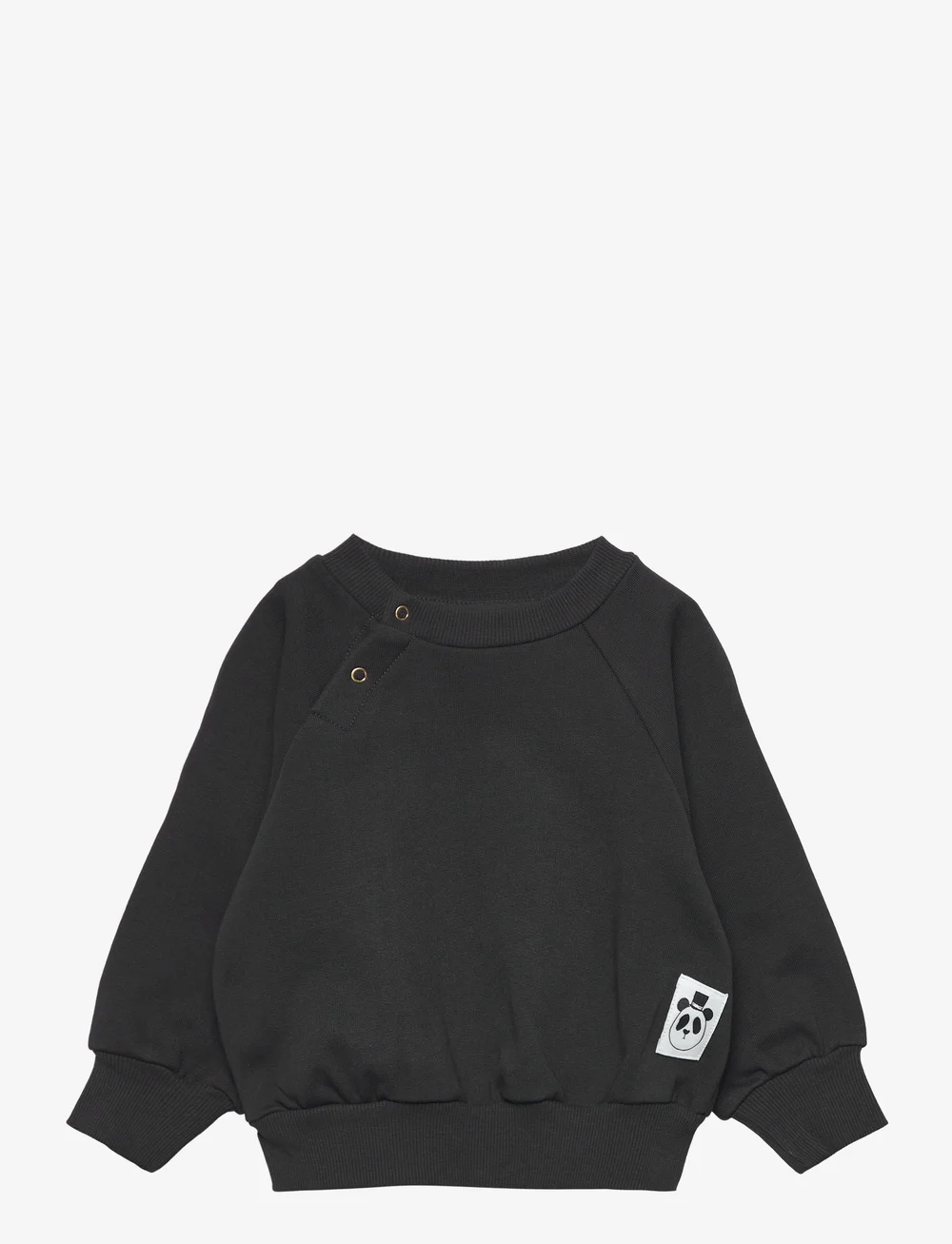 Mini Rodini - Basic solid sweatshirt - sweatshirts - black - 0
