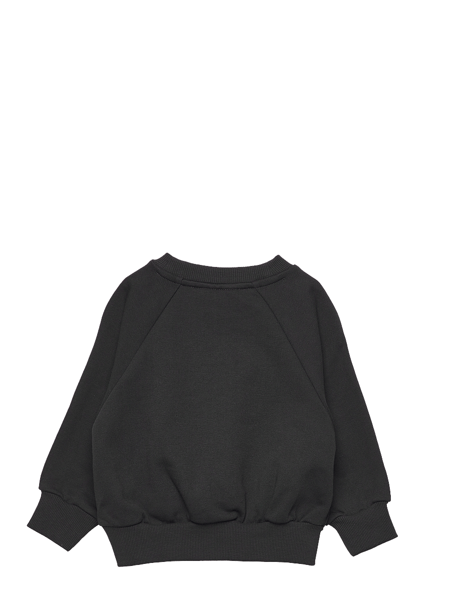 Mini Rodini - Basic solid sweatshirt - sweatshirts - black - 1