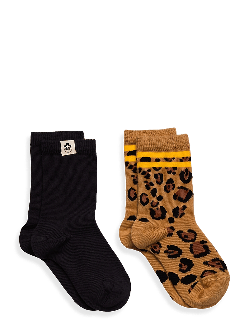 Mini Rodini - BASIC LEOPARD 2-PACK SOCKS - strømper - multi - 0
