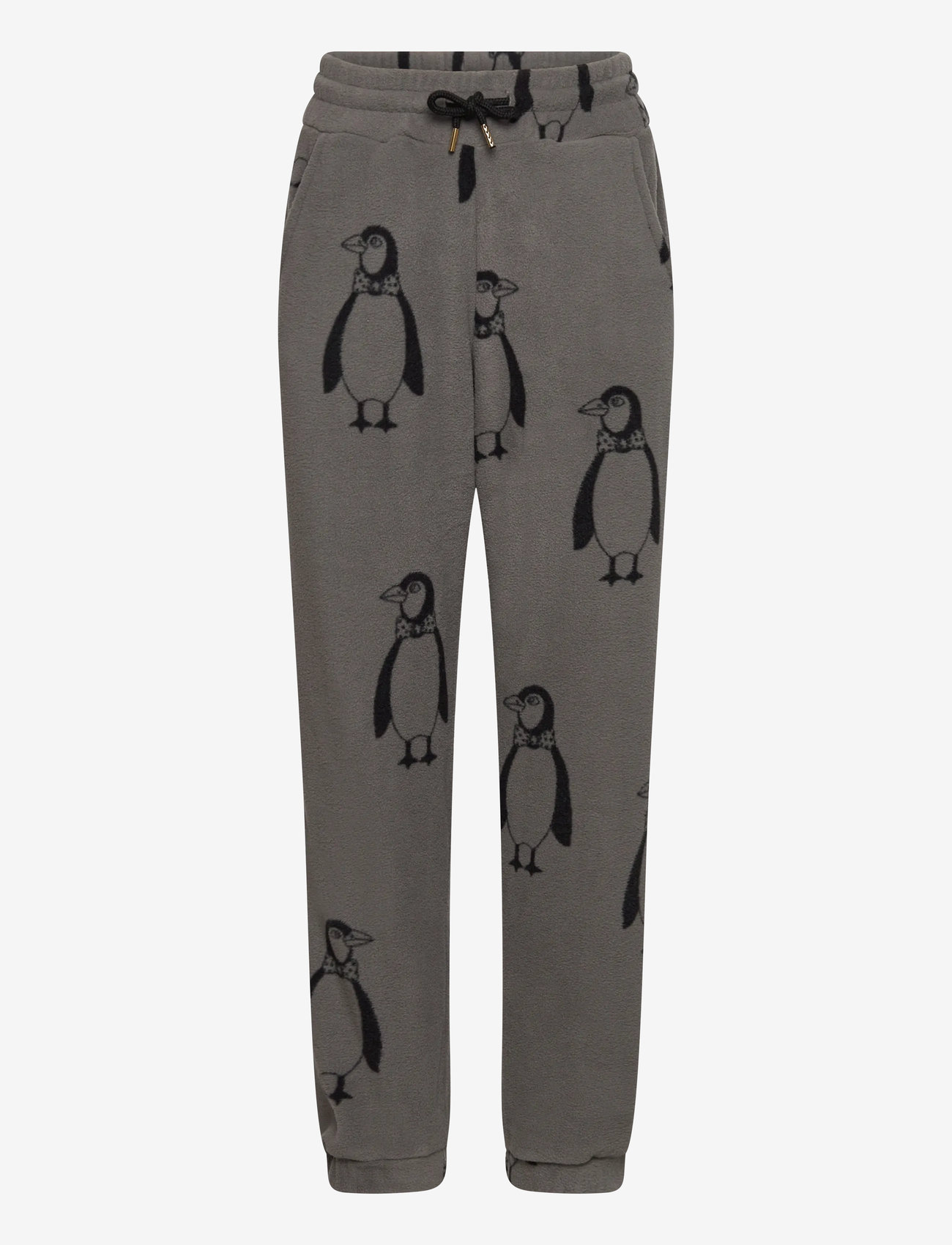 Mini Rodini - Penguin fleece trousers - jogginghosen - grey - 0