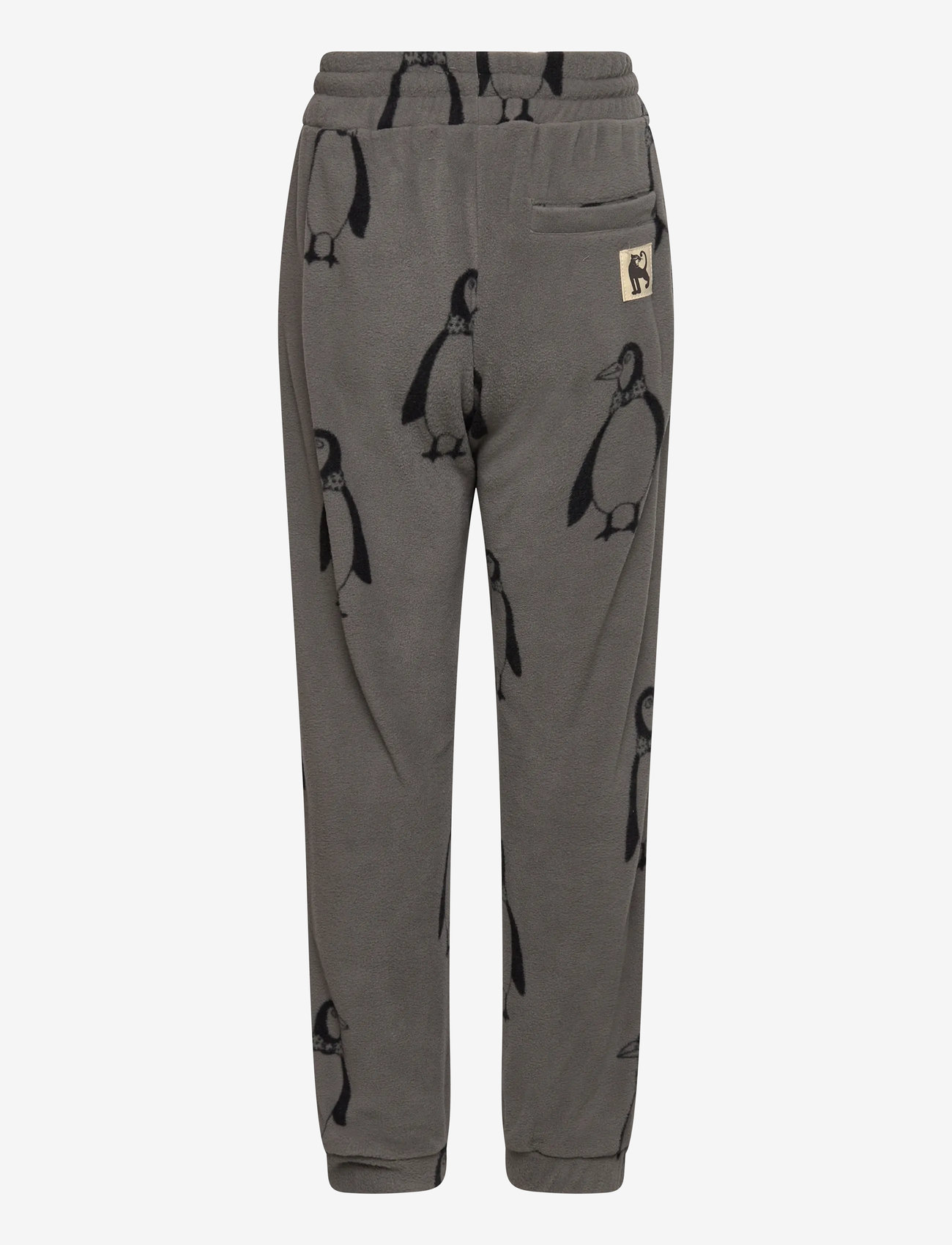 Mini Rodini - Penguin fleece trousers - jogginghosen - grey - 1