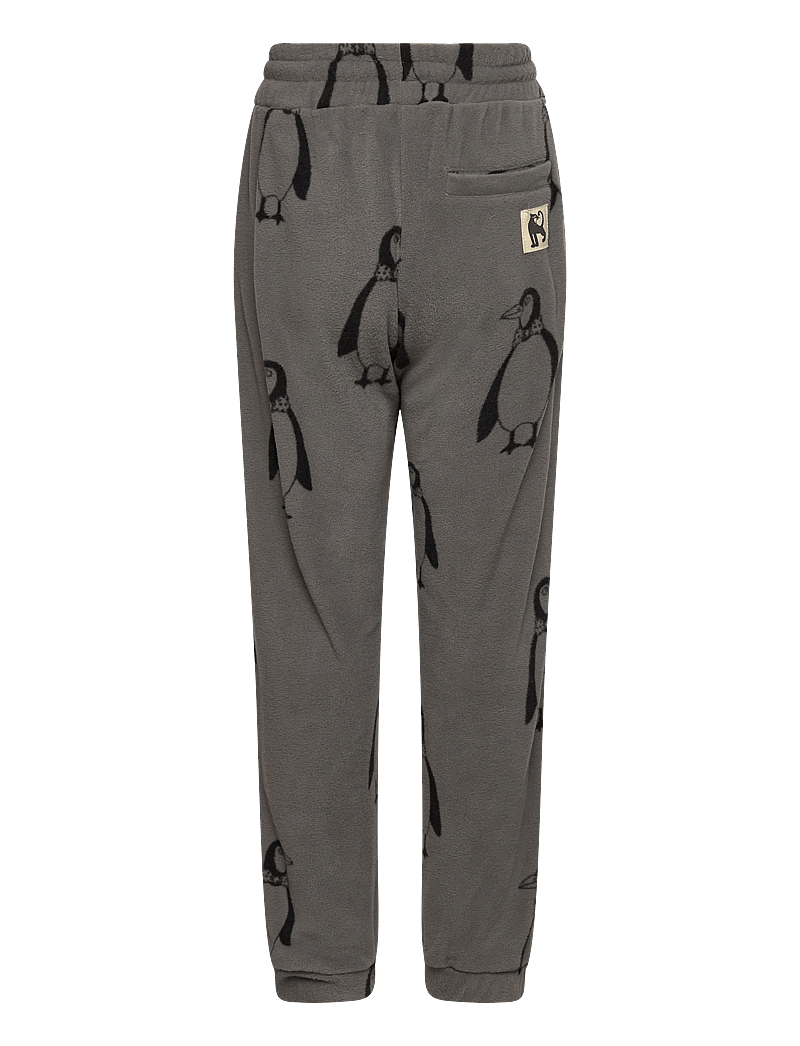 Mini Rodini - Penguin fleece trousers - jogginghosen - grey - 1
