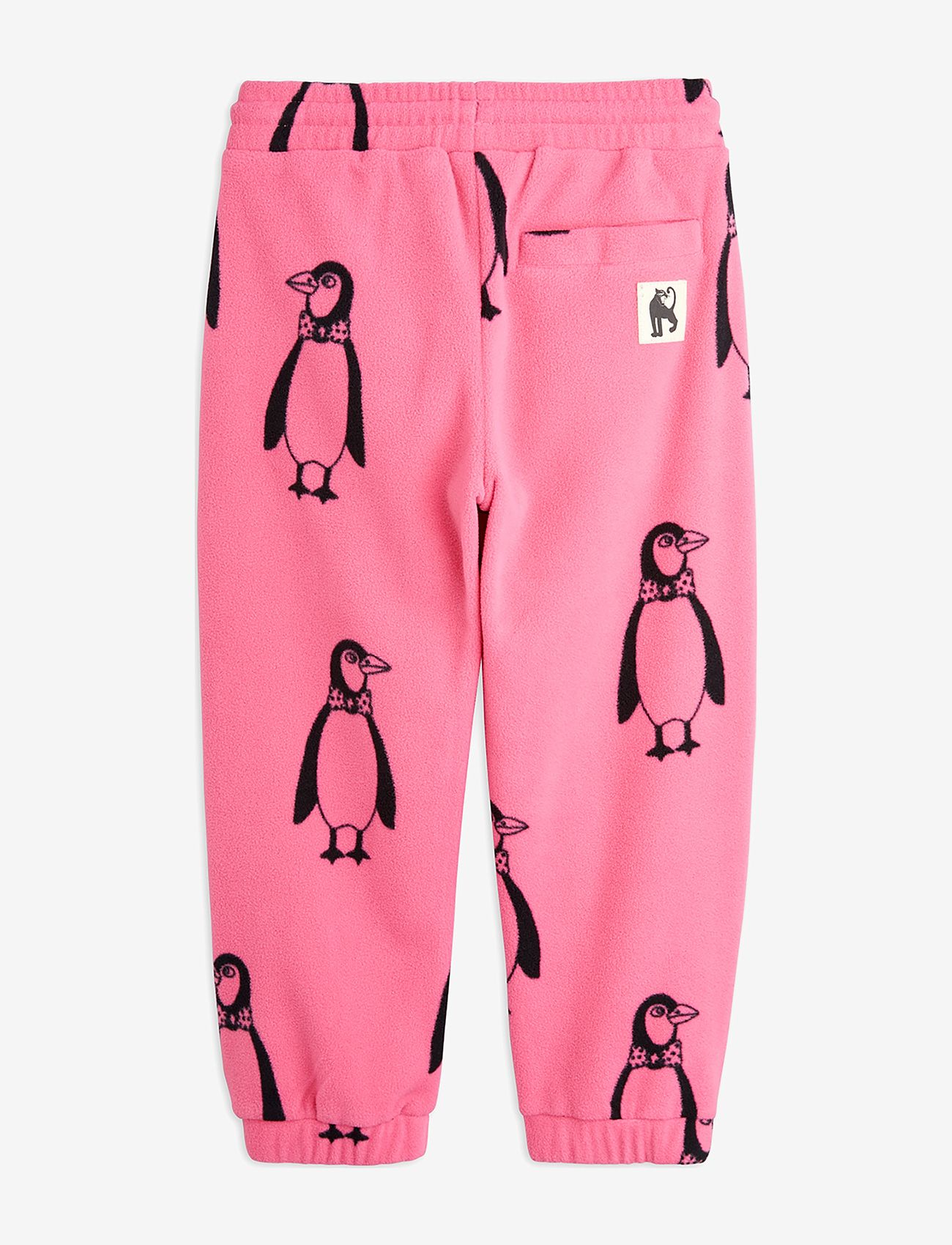 Mini Rodini - Penguin fleece trousers - mjukisbyxor - pink - 1