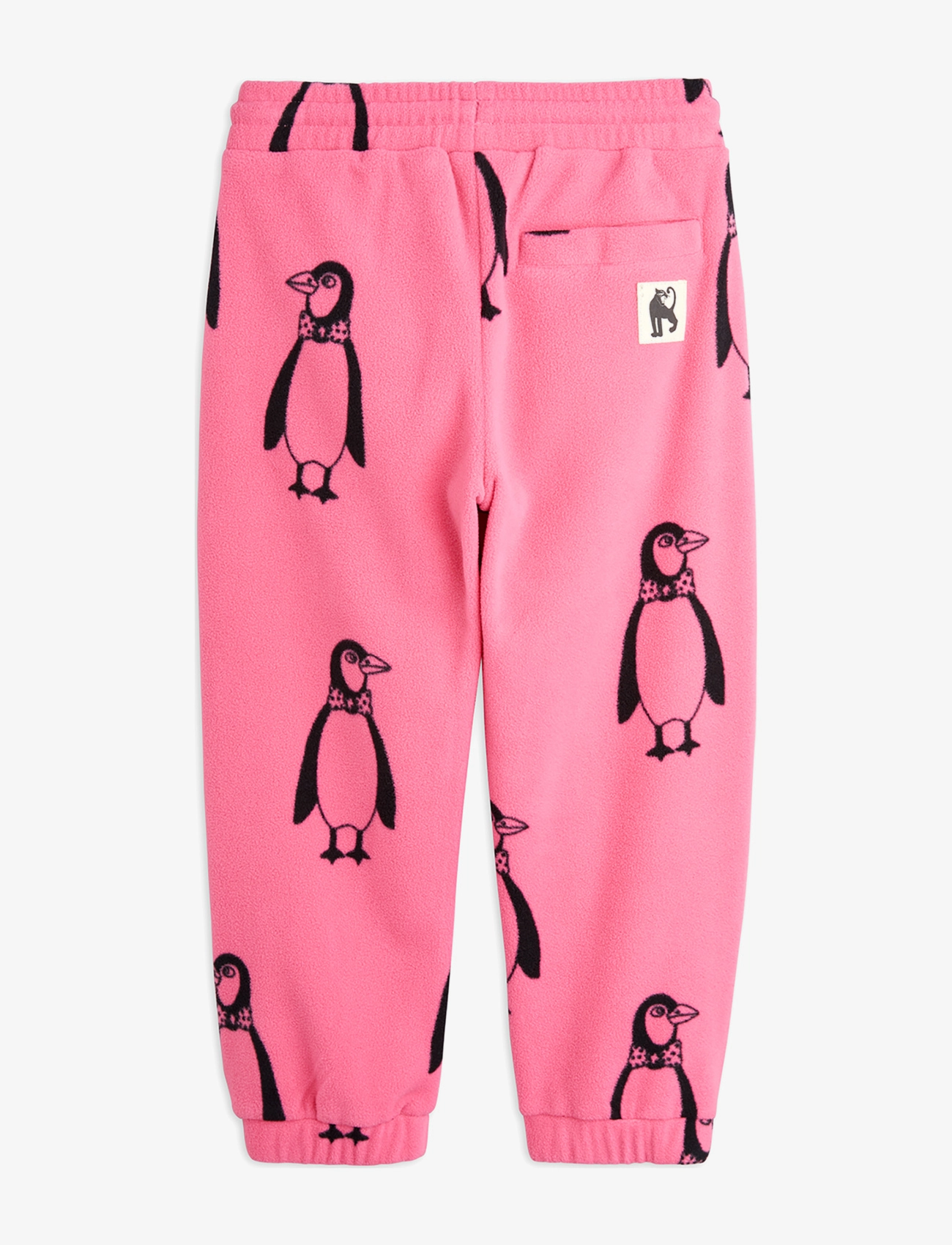 Mini Rodini - Penguin fleece trousers - dressipüksid - pink - 1