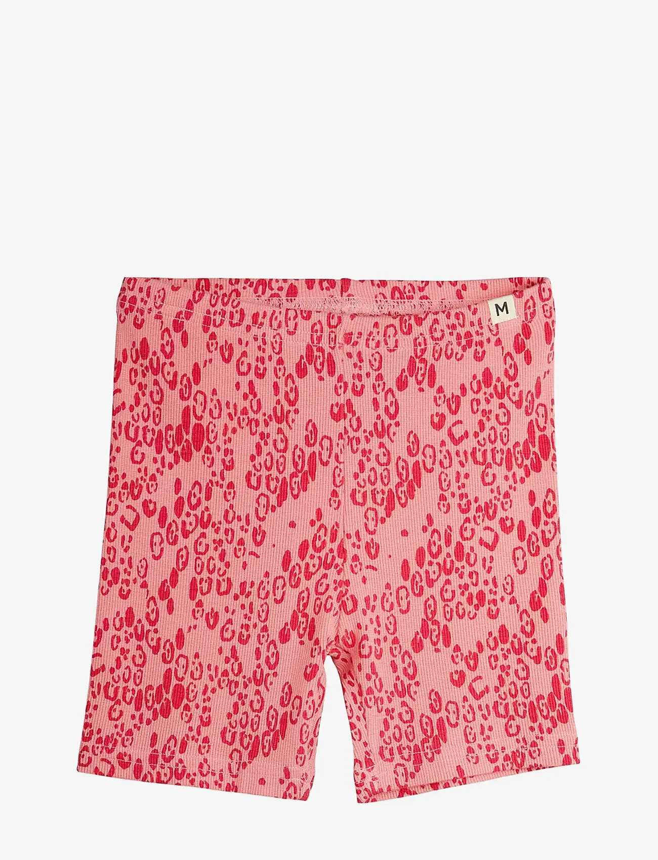 Mini Rodini - Mini leopard aop bike shorts - pink - 0