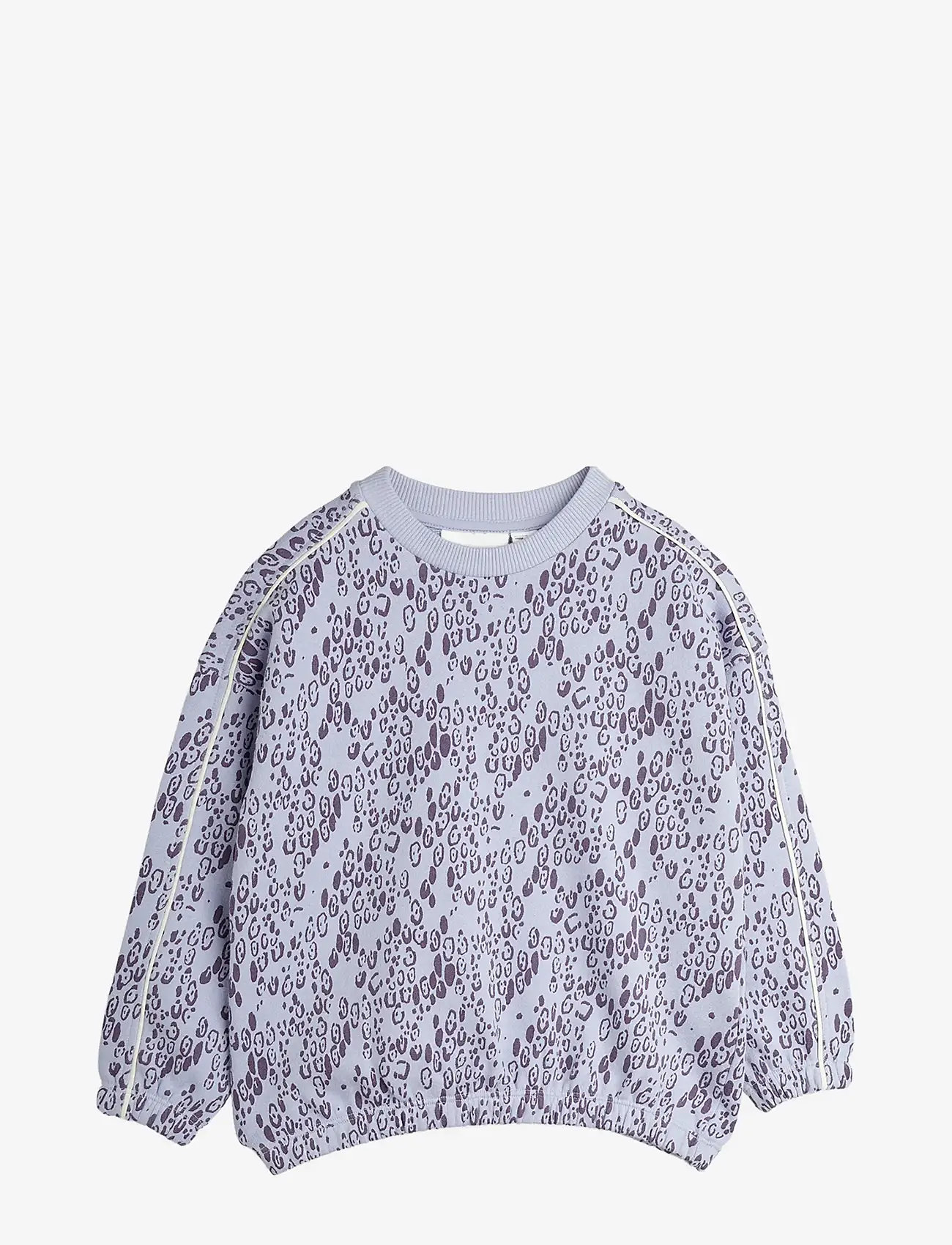 Mini Rodini - Mini leopard aop sweatshirt - sweatshirts - purple - 0