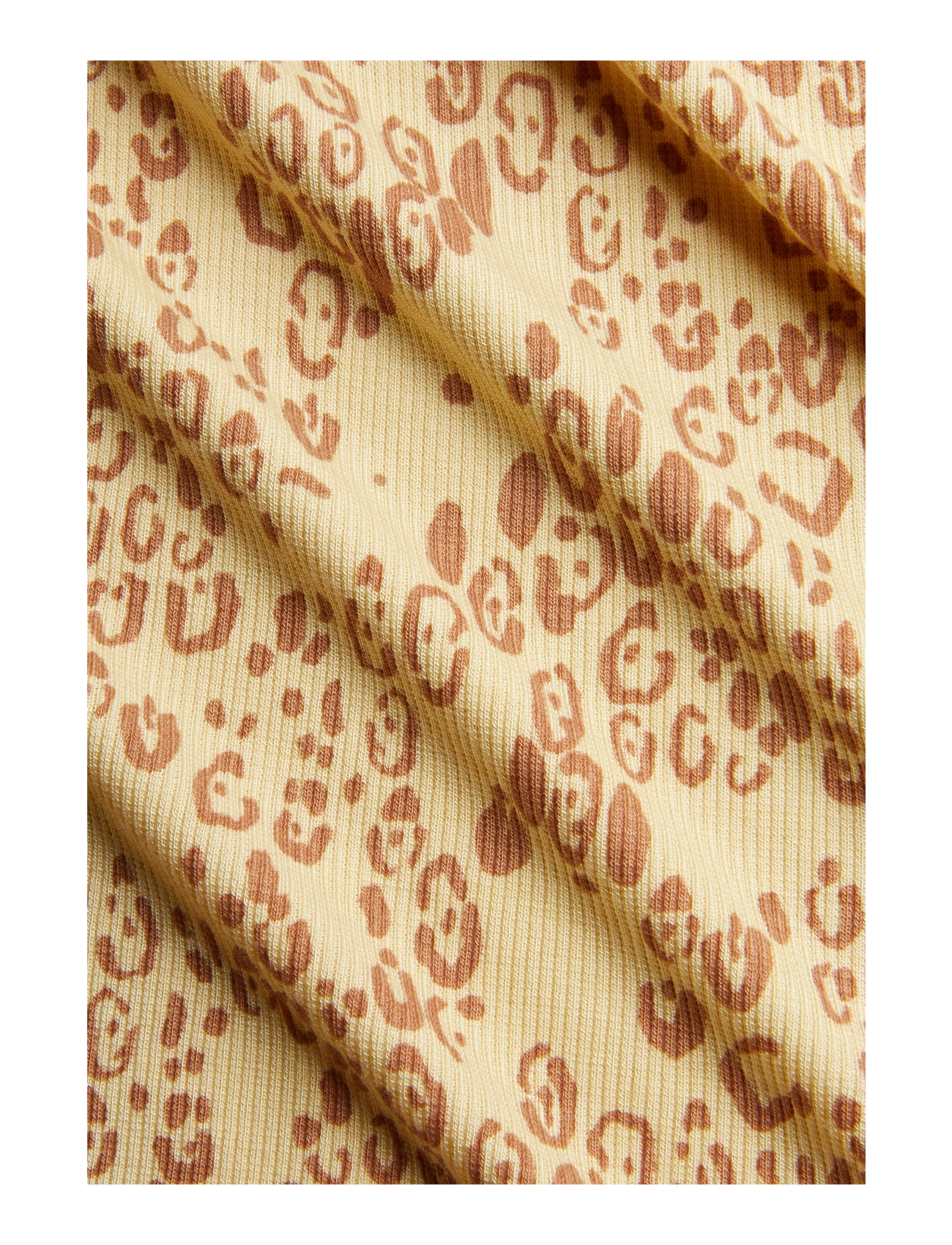 Mini Rodini - Mini leopard aop ss tee - kortærmede t-shirts - beige - 2