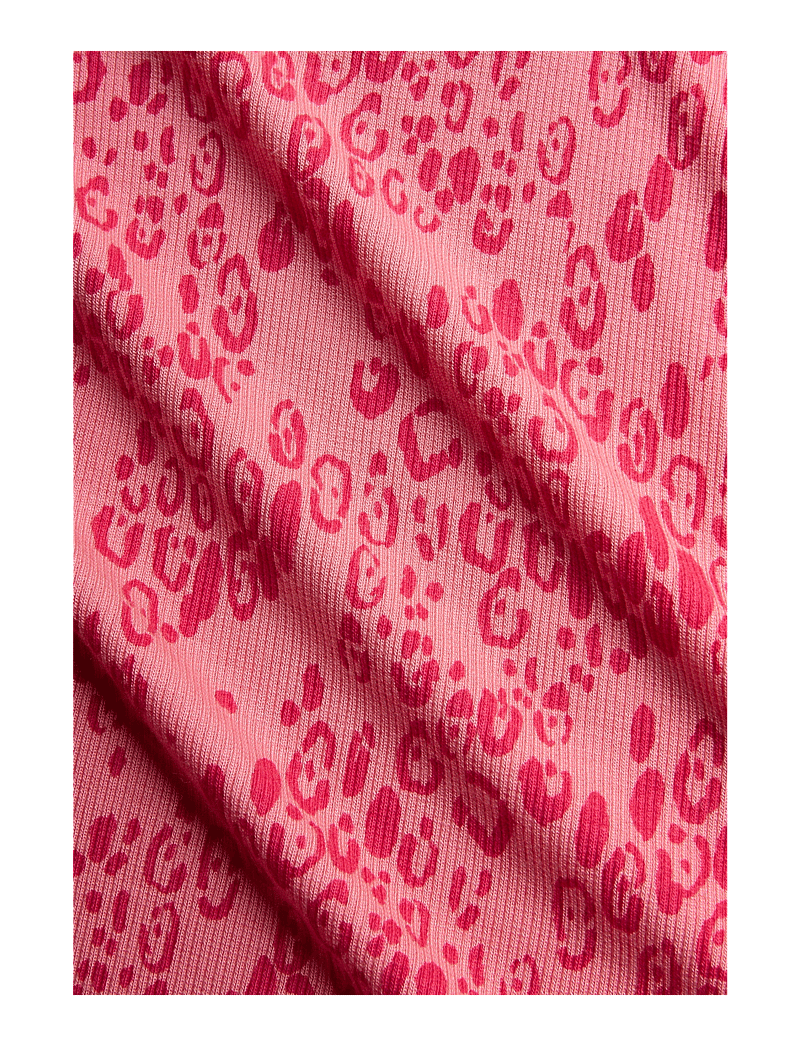 Mini Rodini - Mini leopard aop ss tee - marškinėliai trumpomis rankovėmis - pink - 2