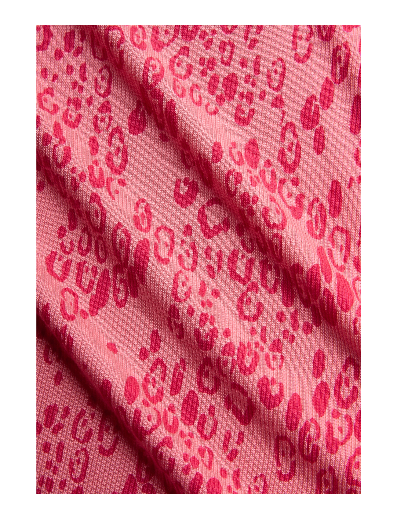 Mini Rodini - Mini leopard aop ss tee - kurzärmelige - pink - 2