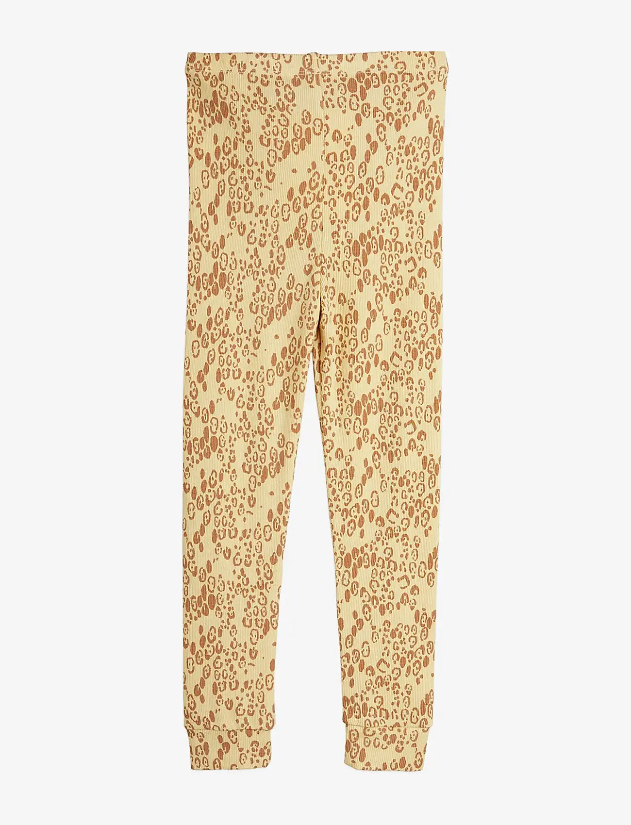Mini Rodini - Mini leopard aop leggings - babybyxor - beige - 1