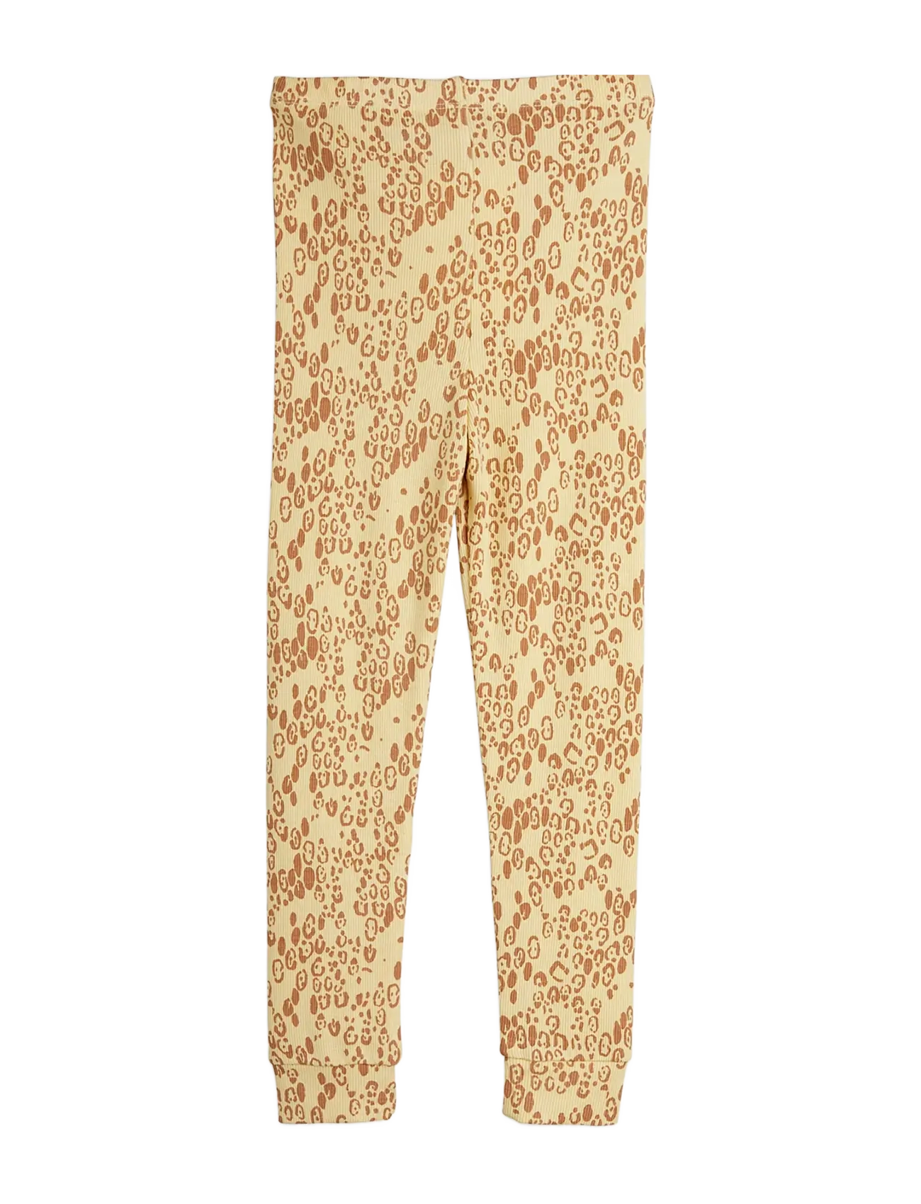 Mini Rodini - Mini leopard aop leggings - ungbarnabuxur - beige - 1