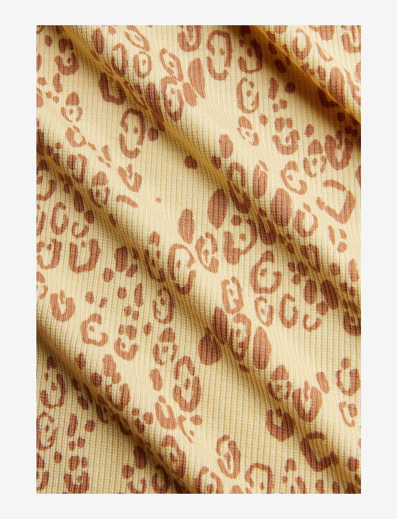 Mini Rodini - Mini leopard aop leggings - babybyxor - beige - 2