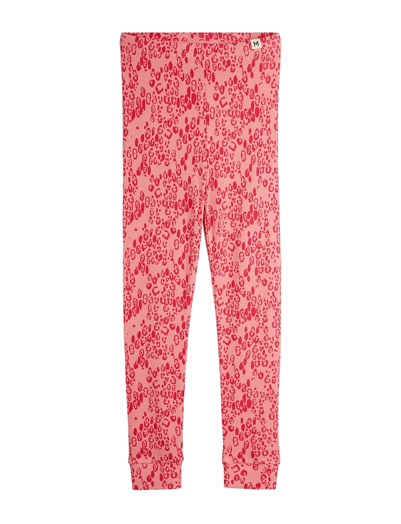 Mini Rodini Mini Leopard Aop Leggings, Børn, Leopard Leggings, Pink, Str: 104/110