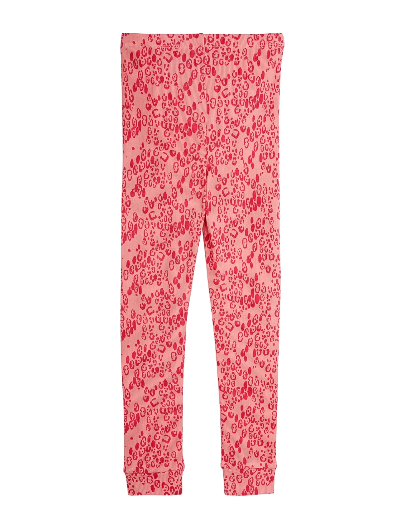 Mini Rodini - Mini leopard aop leggings - retuusid - pink - 1