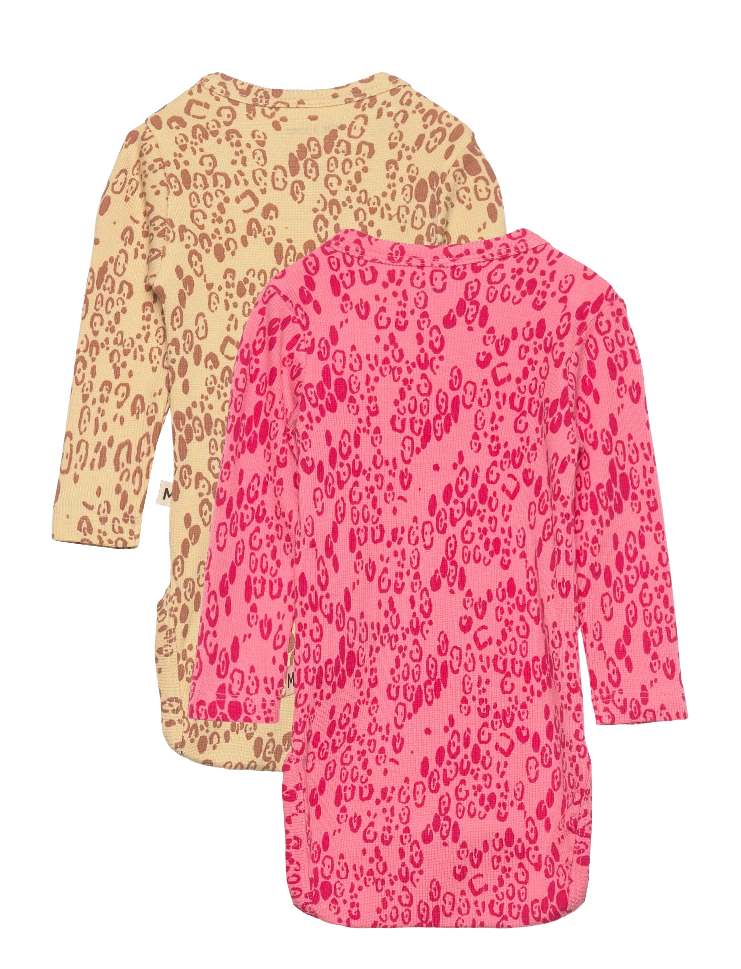 Mini Rodini - Mini leopard aop 2-pack ls body - langärmelige bodys - multi - 1