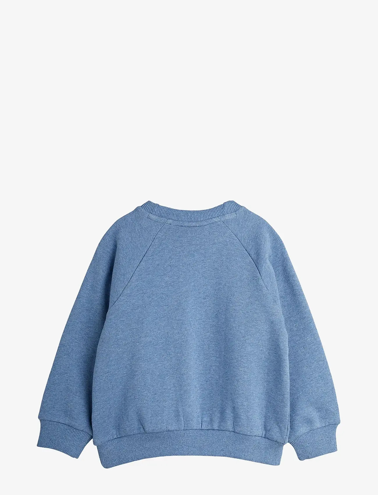 Mini Rodini - Panther sp melange sweatshirt - blue - 1