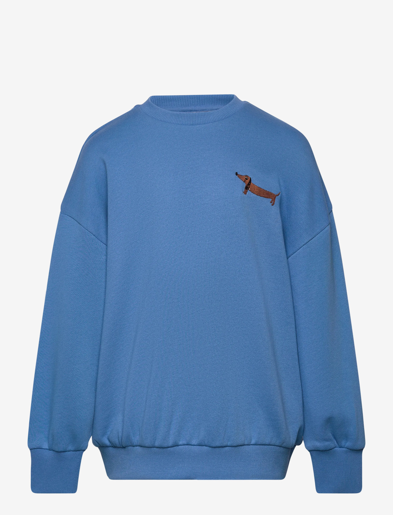 Mini Rodini - Dog emb sweatshirt - dressipluusid - blue - 0