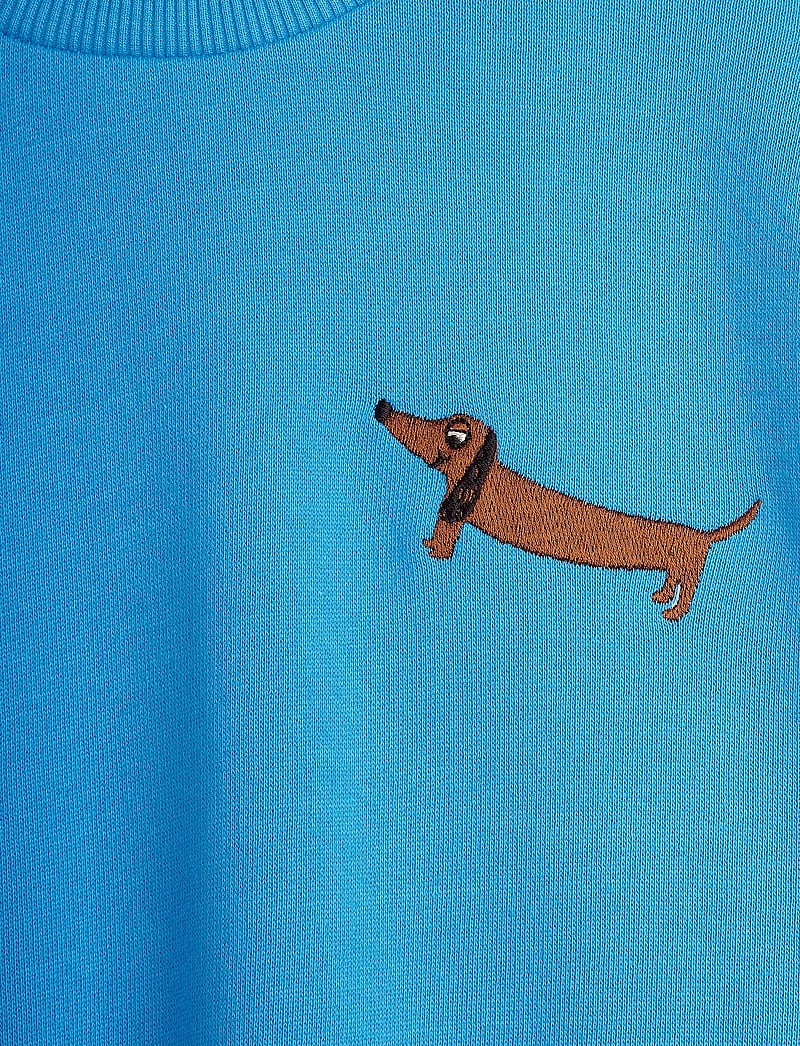 Mini Rodini - Dog emb sweatshirt - dressipluusid - blue - 3