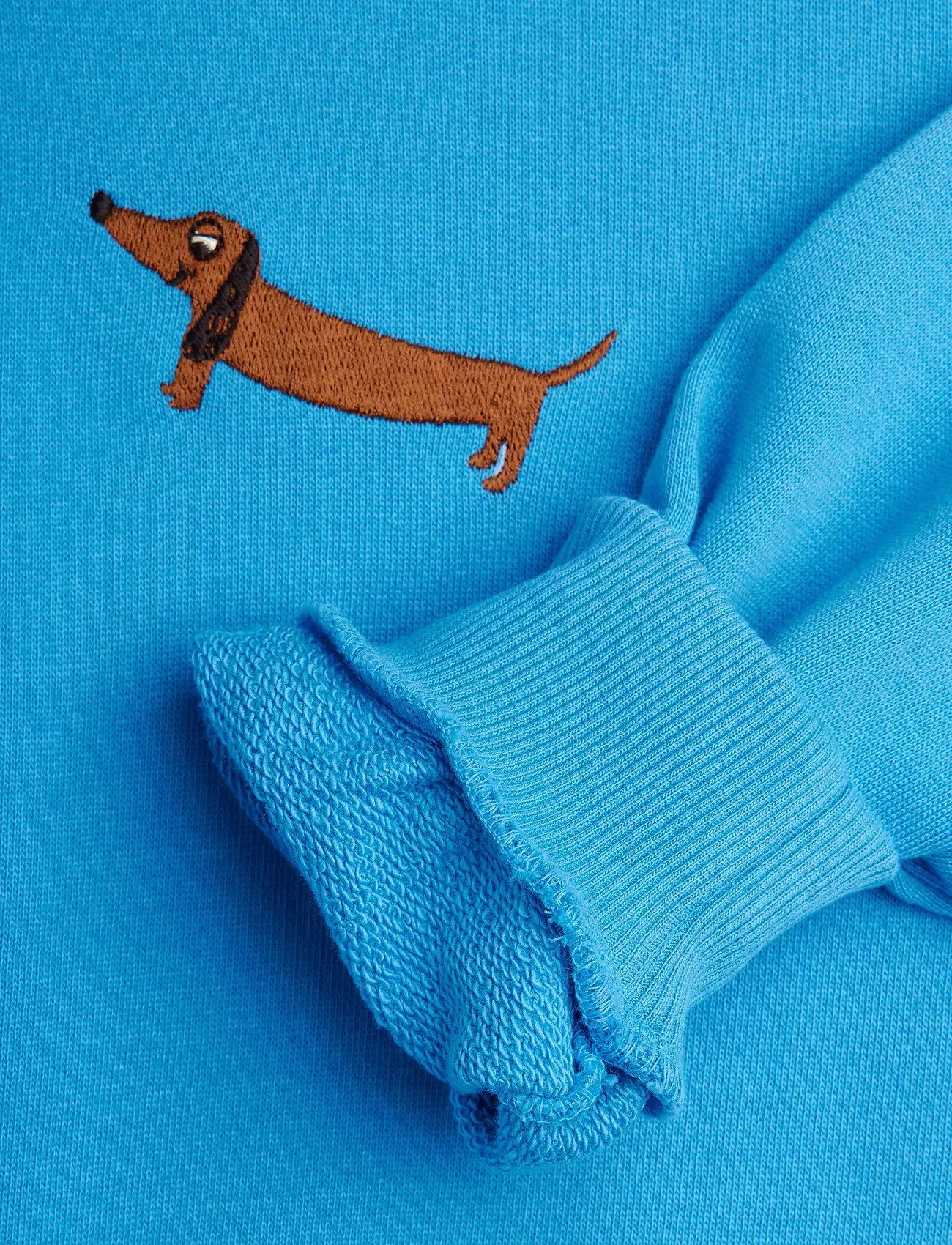 Mini Rodini - Dog emb sweatshirt - dressipluusid - blue - 4