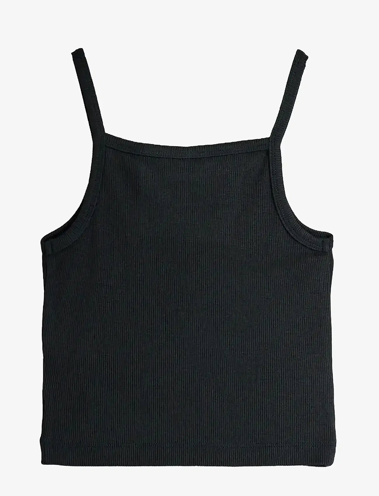 Mini Rodini - Modal rib tank top - Ærmeløs undertrøje - black - 1