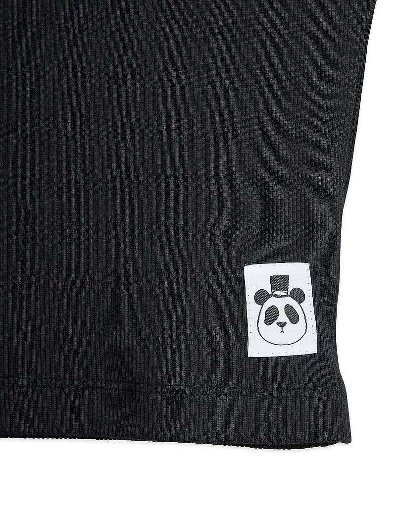 Mini Rodini - Modal rib tank top - Ærmeløs undertrøje - black - 2