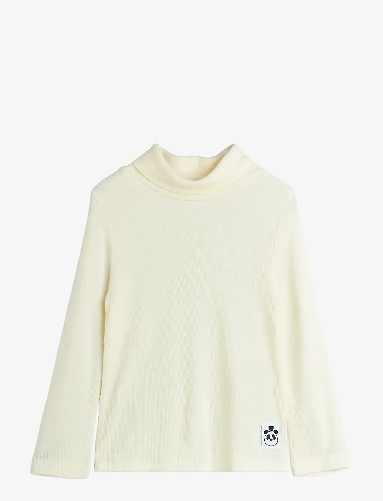 Mini Rodini - Modal rib turtleneck - poolopaidat - offwhite - 0