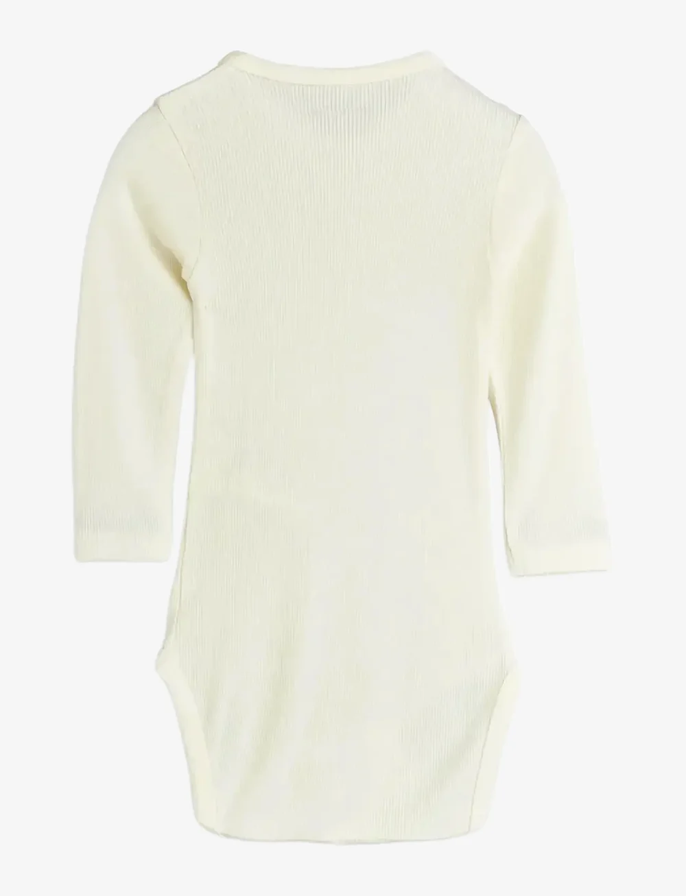 Mini Rodini - Modal rib ls body - langärmelige bodys - offwhite - 1