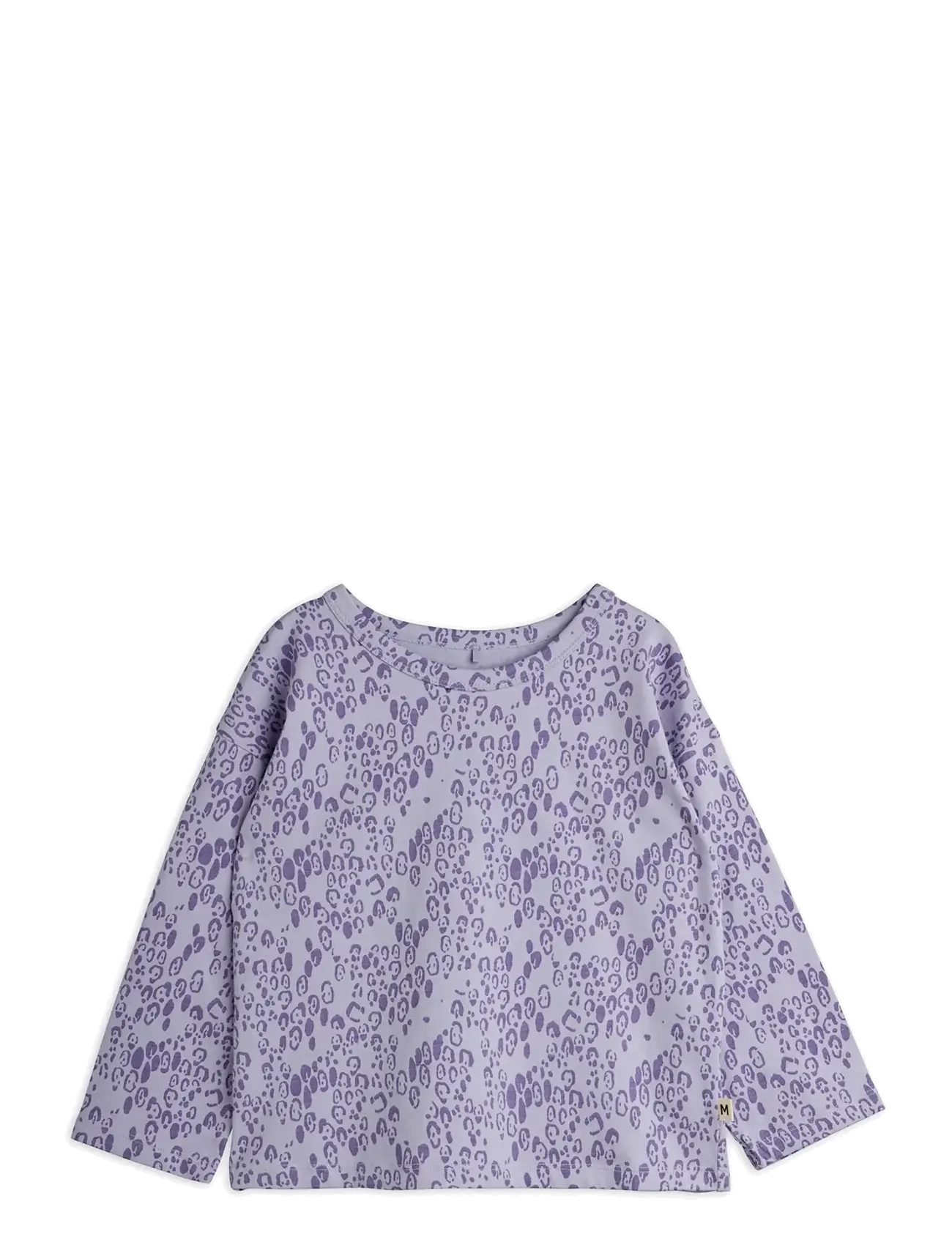Mini Rodini Mini leopard aop ls tee - 4 for 3 - PURPLE / purple