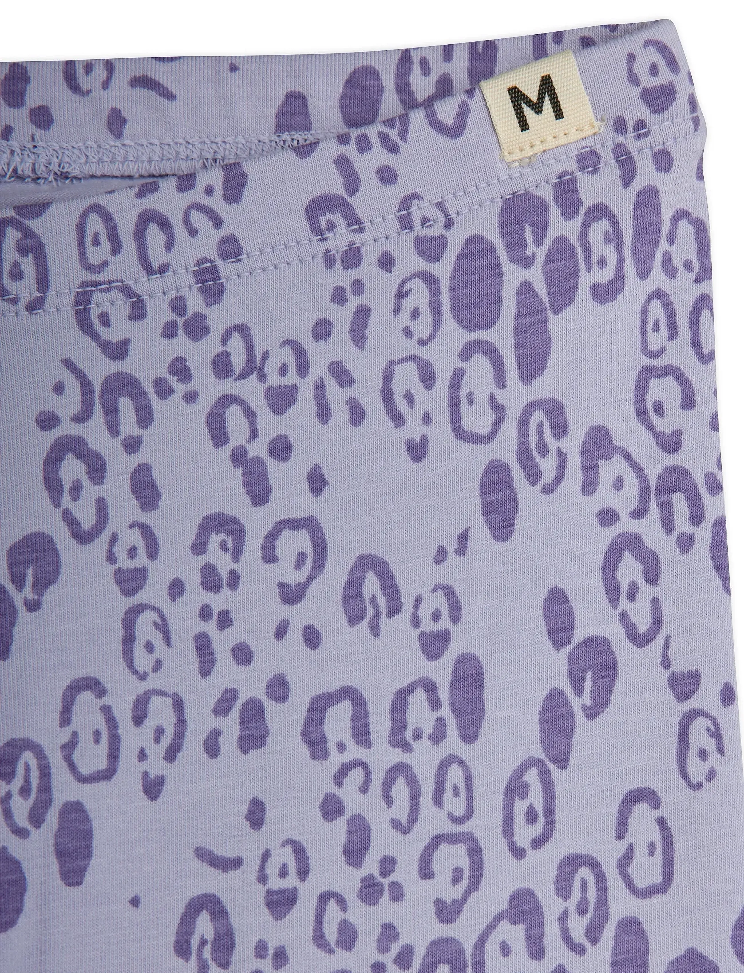 Mini Rodini - Mini leopard aop leggings - leggings - purple - 2