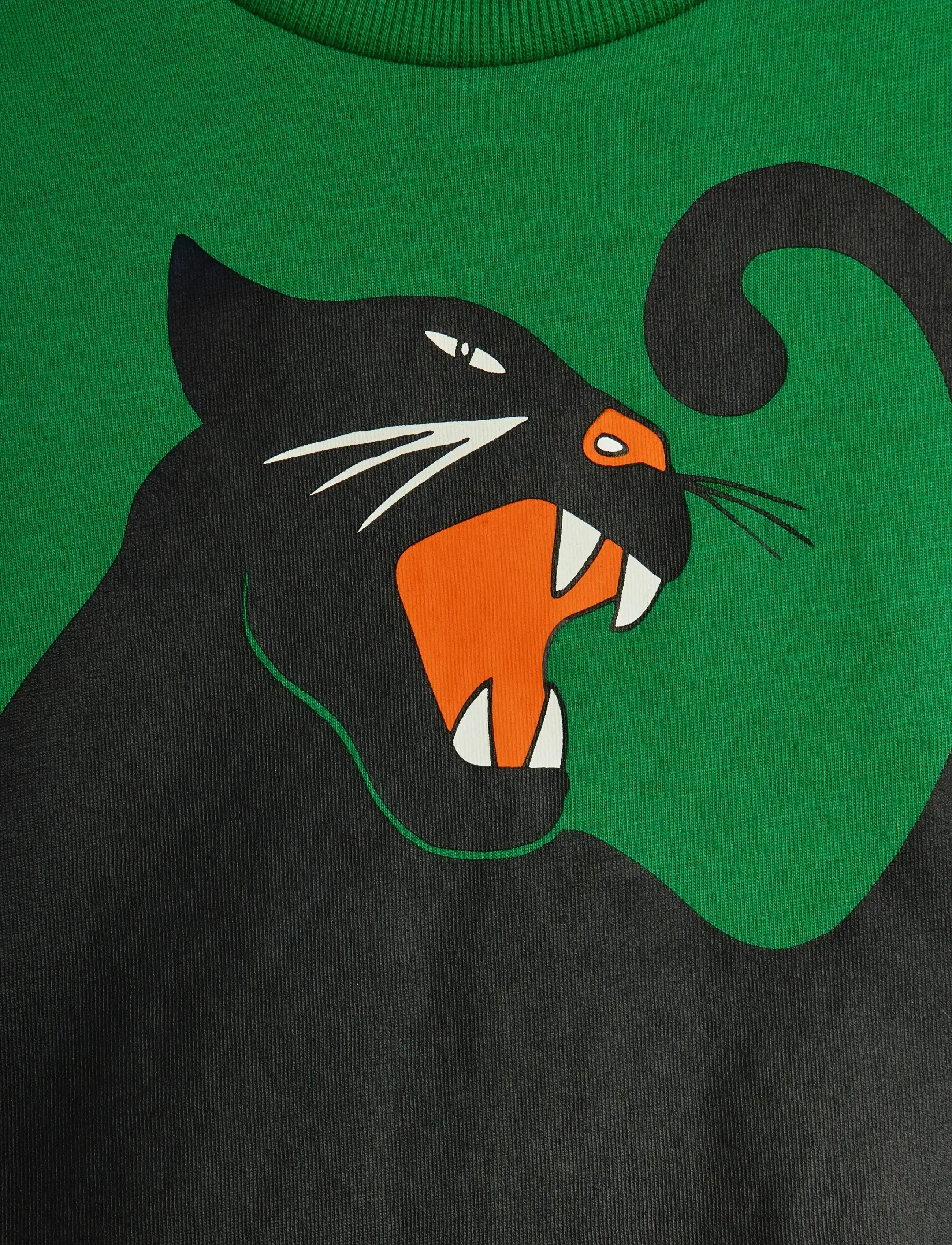 Mini Rodini - Panther sp ss tee - kortærmede t-shirts - green - 2
