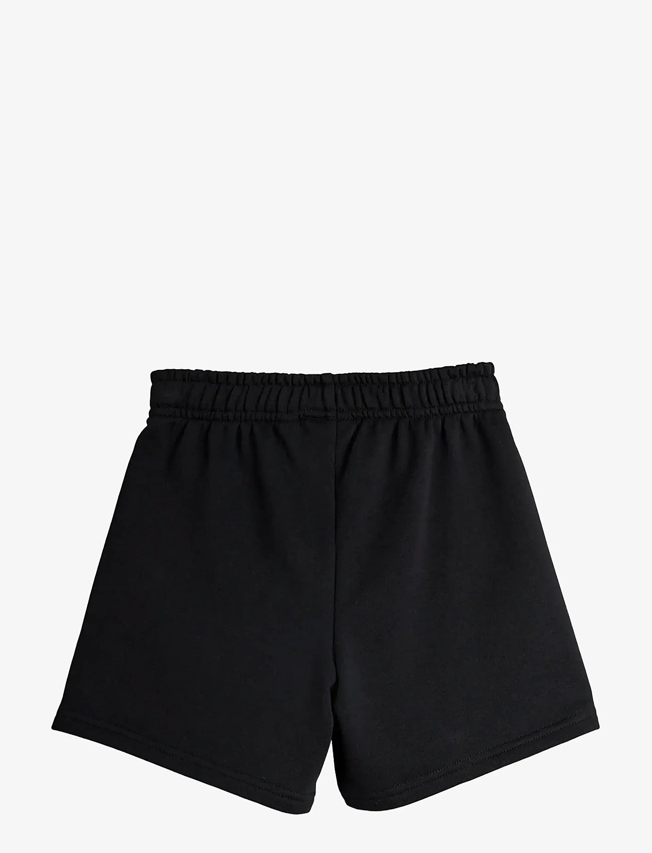 Mini Rodini - Plain piping sweatshorts - sweatshorts - black - 2