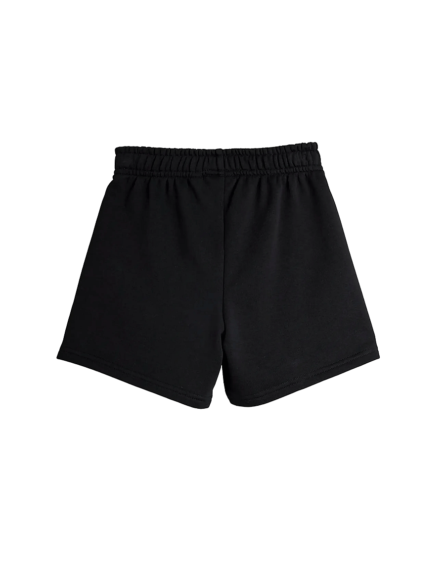 Mini Rodini - Plain piping sweatshorts - sweatshorts - black - 2
