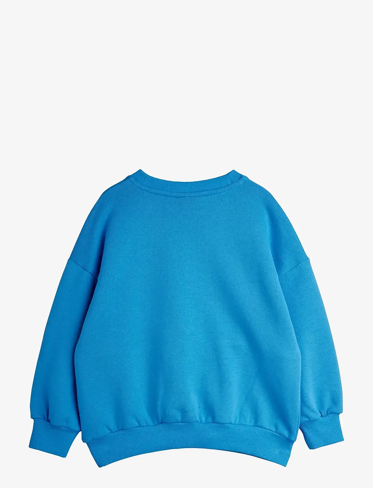 Mini Rodini - Panther panel sweatshirt - sweatshirts - blue - 1