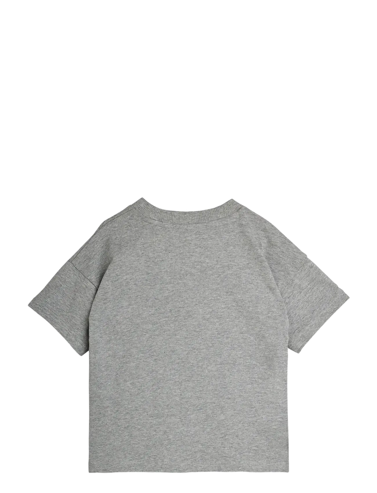 Mini Rodini - Panther patch ss tee - kurzärmelige - grey melange - 1