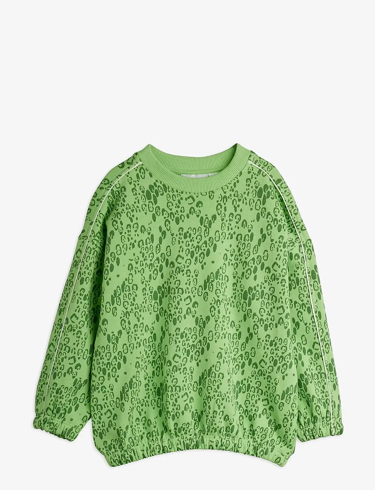 Mini Rodini - Mini leopard aop sweatshirt - sweatshirts - green - 0