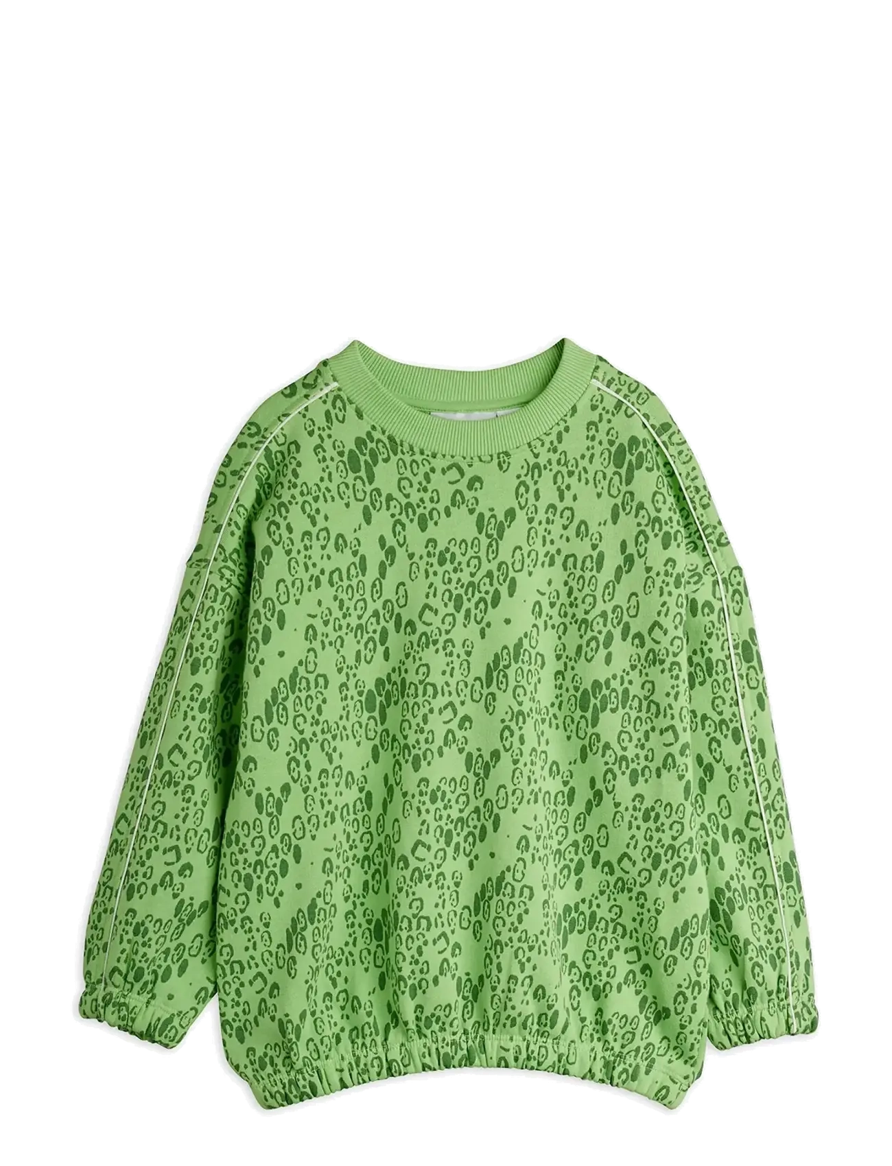 Mini Rodini Mini leopard aop sweatshirt - Overdele - GREEN / green