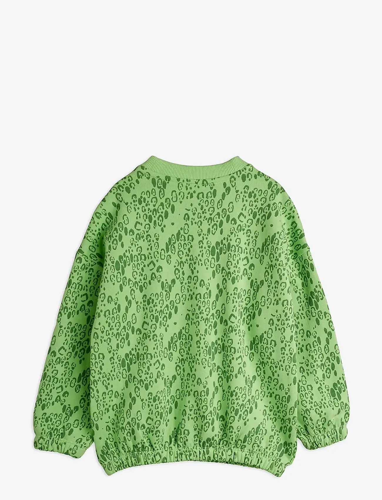 Mini Rodini - Mini leopard aop sweatshirt - sweatshirts - green - 1