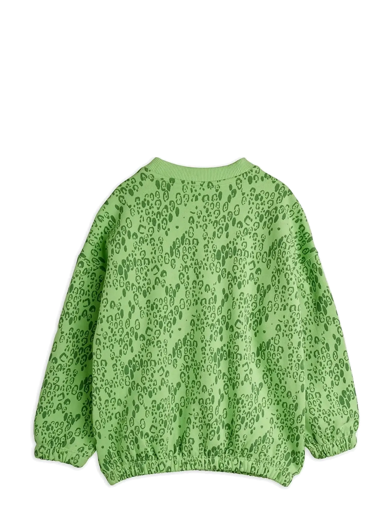 Mini Rodini - Mini leopard aop sweatshirt - sweatshirts - green - 1