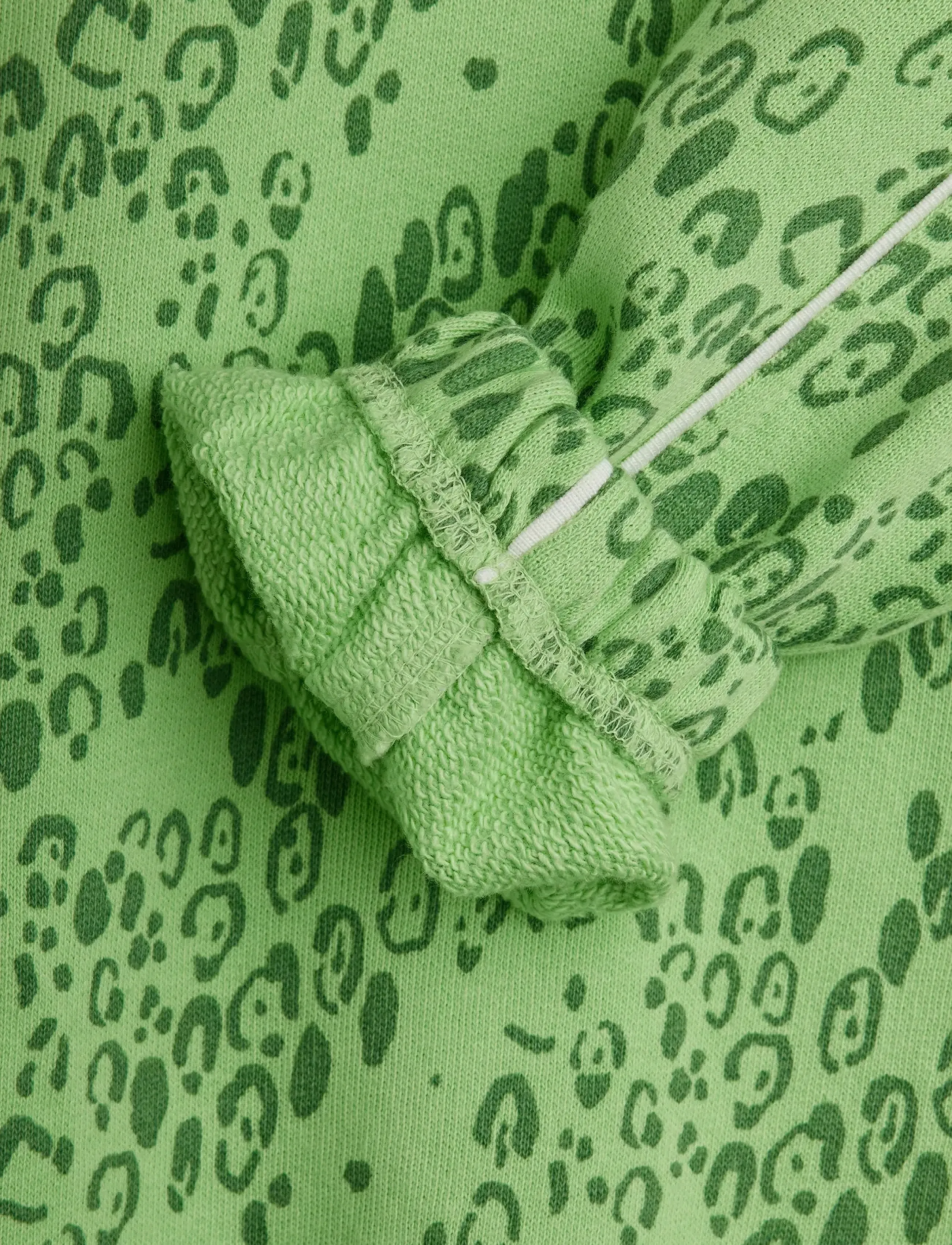 Mini Rodini - Mini leopard aop sweatshirt - sweatshirts - green - 2
