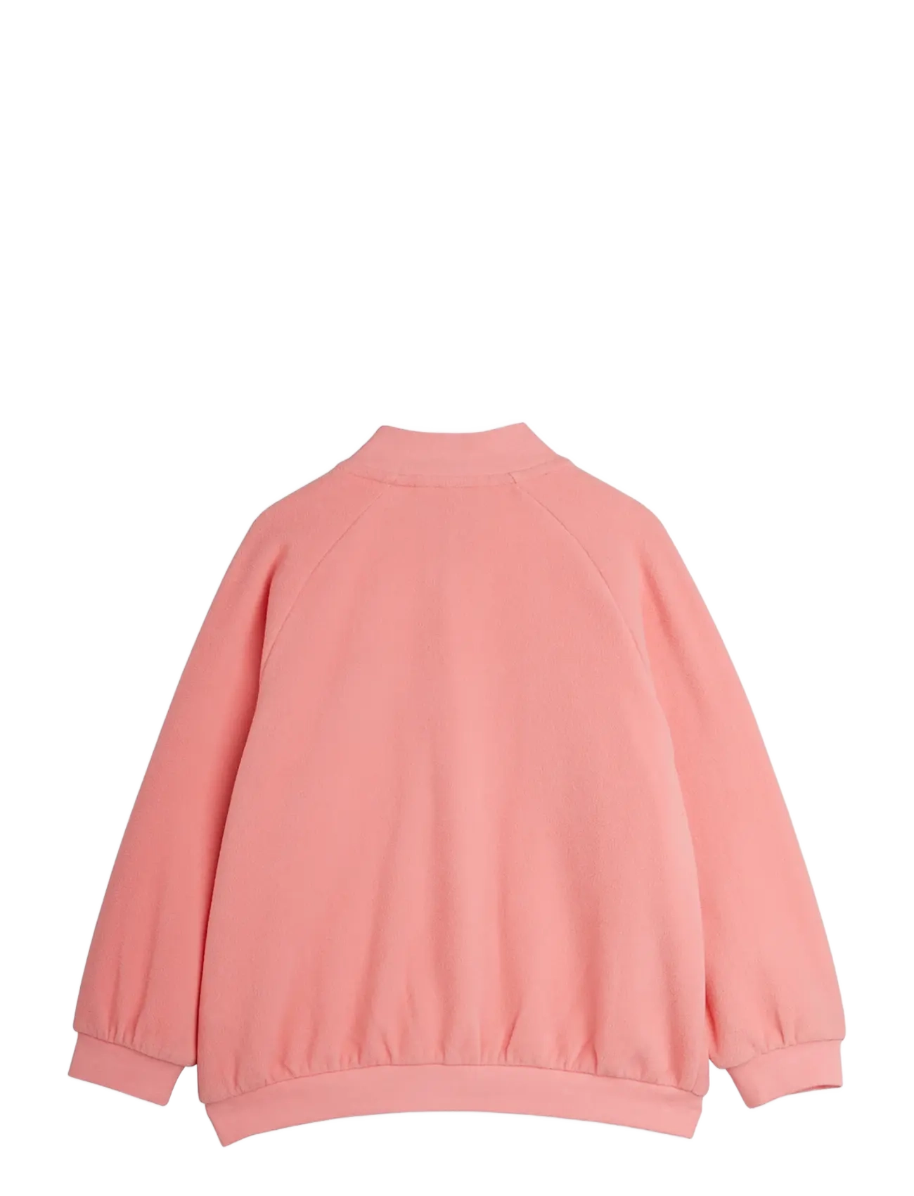 Mini Rodini - Penguin emb microfleece jacket - fleecejacken - pink - 1