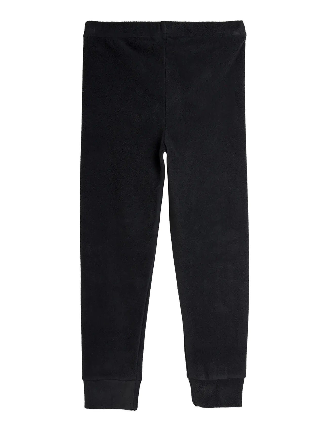 Mini Rodini - Penguin patch microfleece trousers - beebipüksid - black - 1